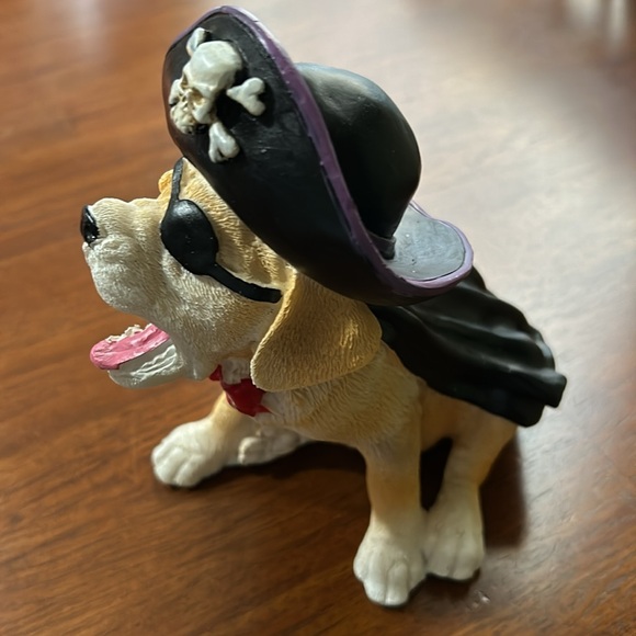 💕5/$15 Pirate Dog Resin Labrador statue, NEW - Picture 5 of 5
